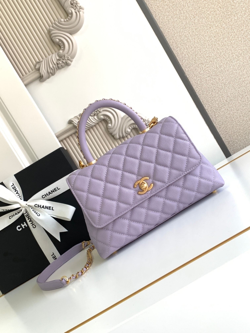 Ch**el top handle bags